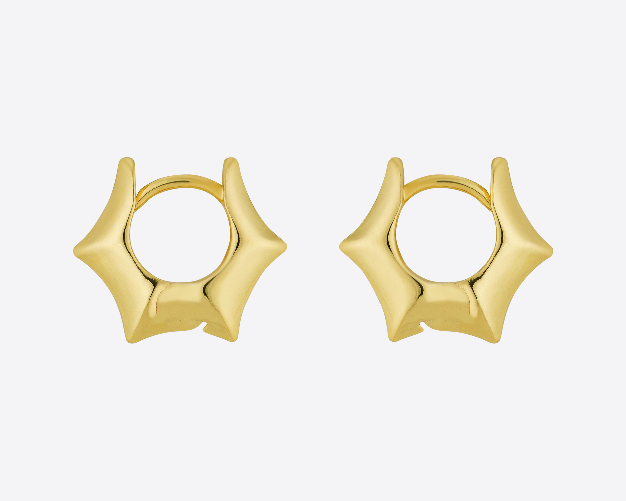 SALE NOW, Starfruit Earrings Gold